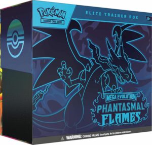 Pokemon Tcg Mega Evolution Phantasmal Flames Elite Trainer Box 30